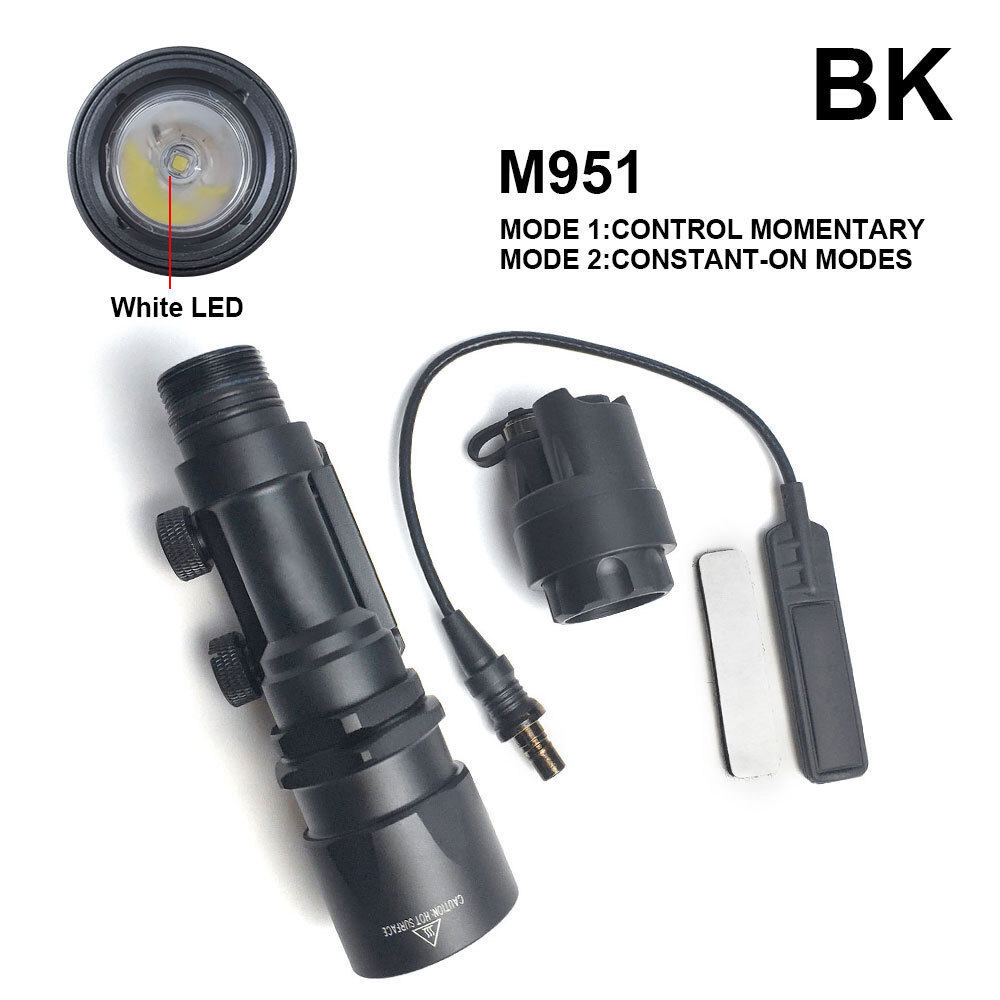 M951 LED Weapon Light with XM Dual Function Switch and Remote Pressure Switch