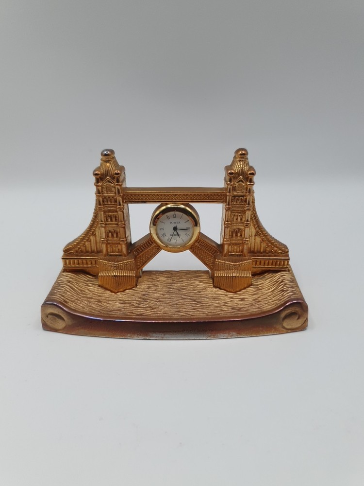Vintage Tower Bridge Miniature Clock Collectable