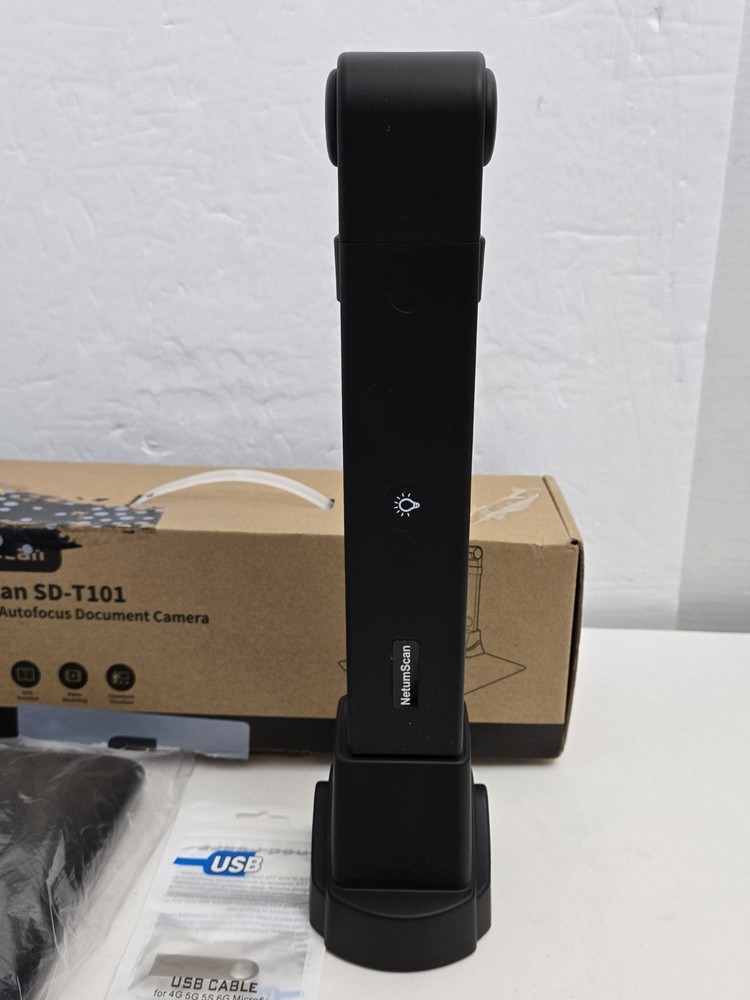 NetumScan 13MP Book Document Camera AI OCR Portable A4 Video Projector