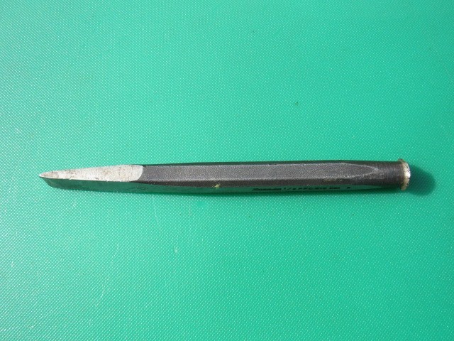 SNAP ON 1/2" PPC816 FLAT TIP CHISEL 6" LENGTH UNDERLINE LOGO PPC816A USED