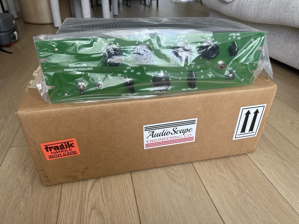 AudioScape EQP-A Equalizer Limited Edition Emerald + Solid State Equalizer