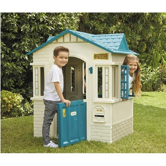 Little Tikes Cape Cottage Pretend Playhouse with Working Door, Toddlers Ages 2+,