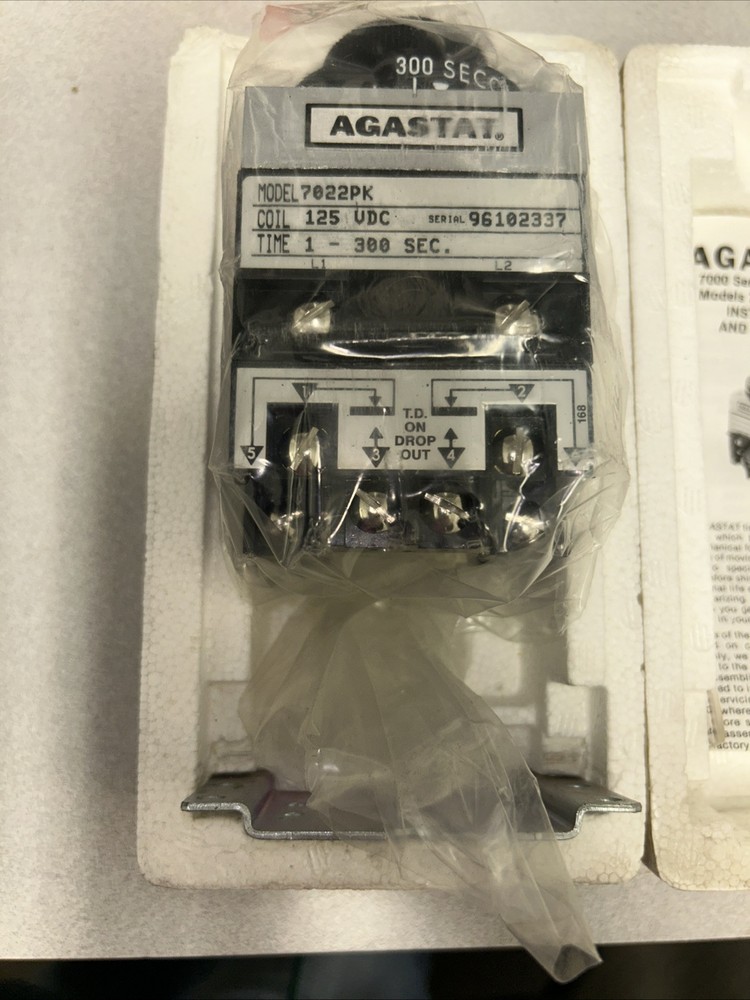 Agastat Time Delay Timer 7022PK