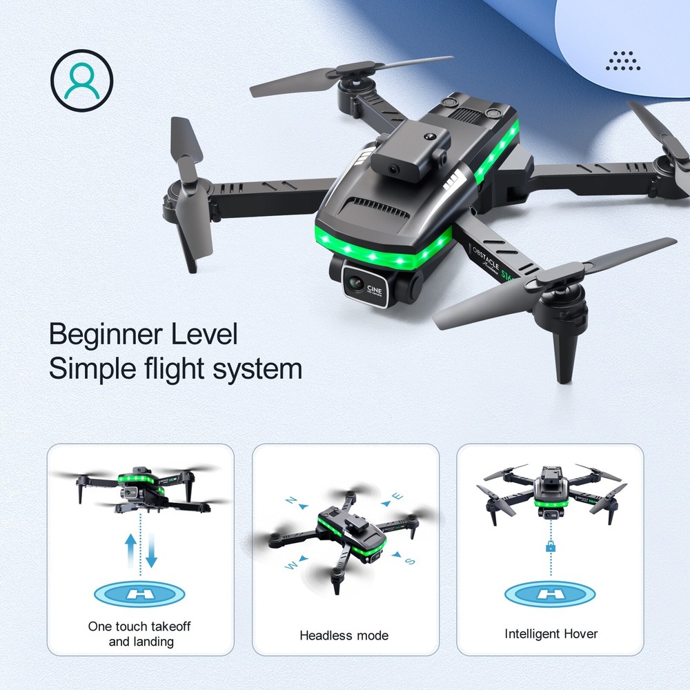 S162 RC Drones Dual Cameras Headless Mode 3pc Battery