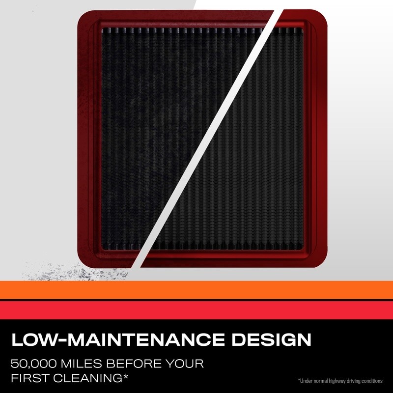 High Performance Engine Air Filter Washable Replacement Jeep Wrangler 2015-2018
