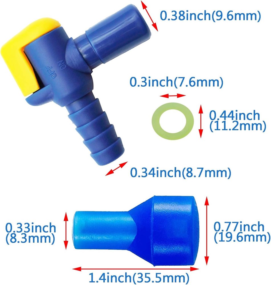 Bite Valve Replacement Mouthpiece Fit for Hydration Pack Bladder Water Backpack