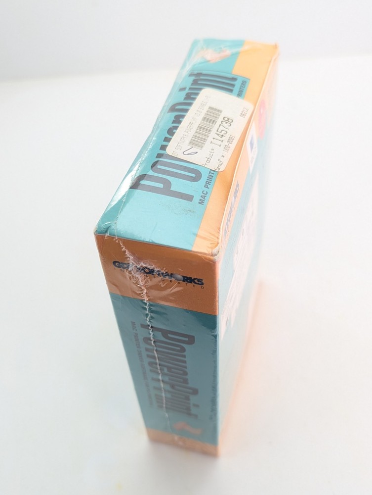 Sealed NOS Powerprint GDT Mac Printer Driver for PC Vintage Computing Software