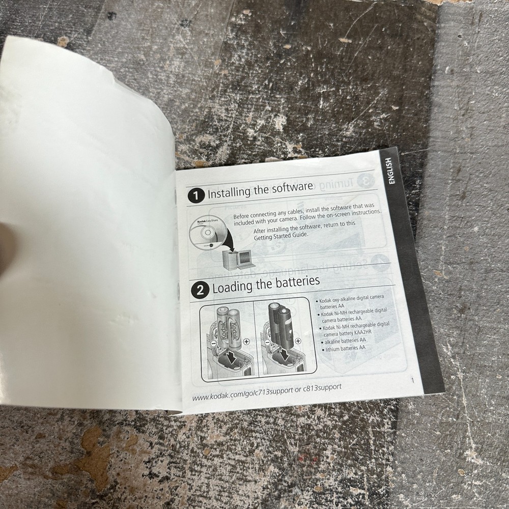 Kodak EasyShare C713 C813 Getting Started Guide