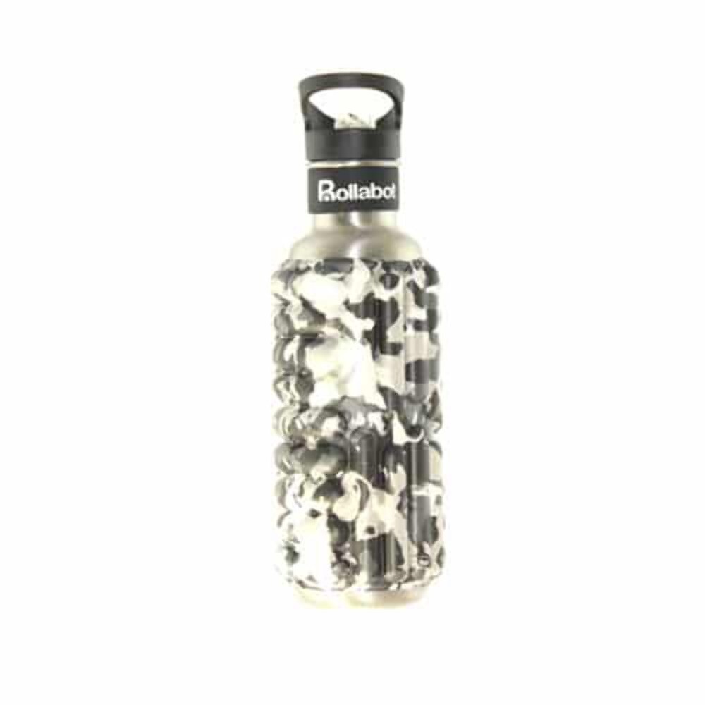 Foam Roller Stainless Steel Water Bottle (800ml)