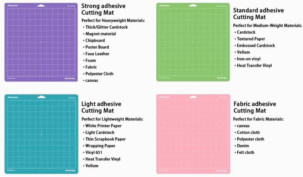 Cutting Mat 12x12 Compatible with Maker/Maker 3/Maker 4/Air 2/Explore 3/4, Varie