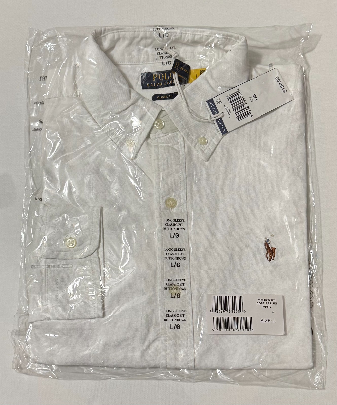 Polo Ralph Lauren Iconic Oxford Shirt Classic Fit White