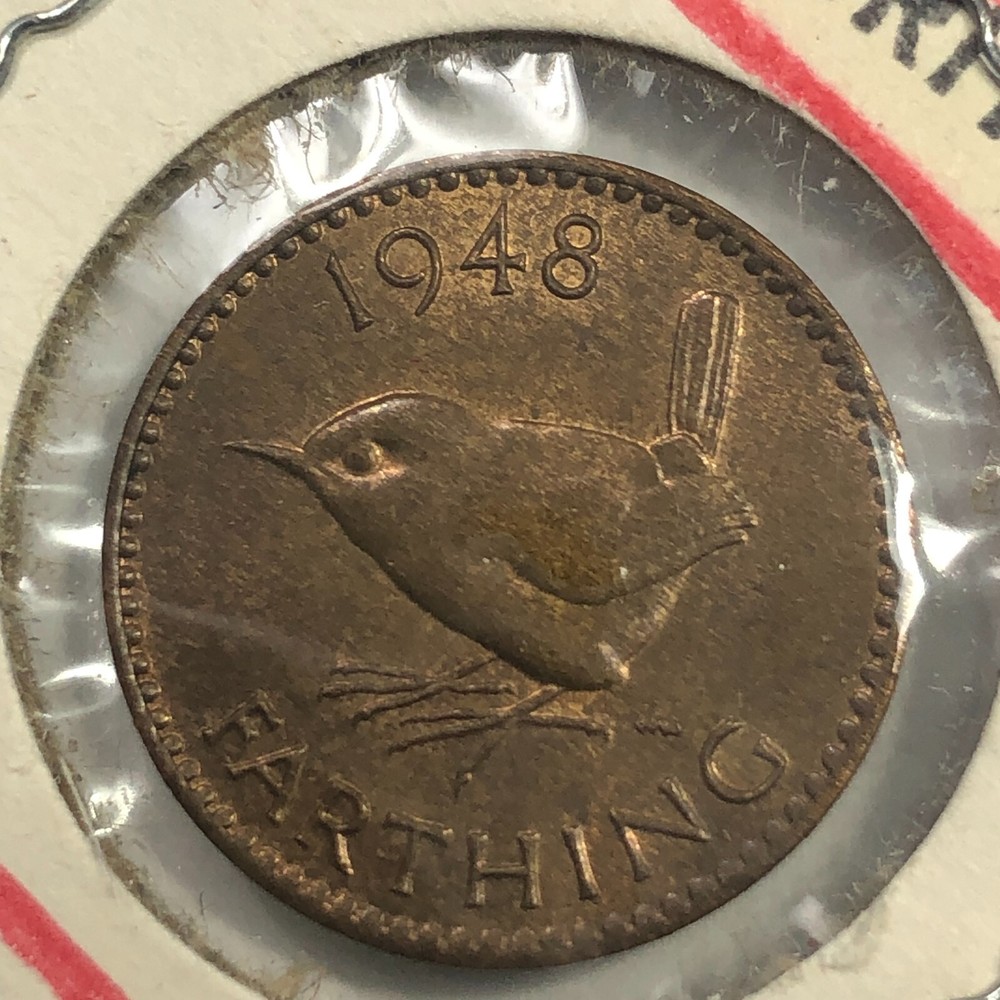 1948 Great Britain Farthing Foreign Coin #2147
