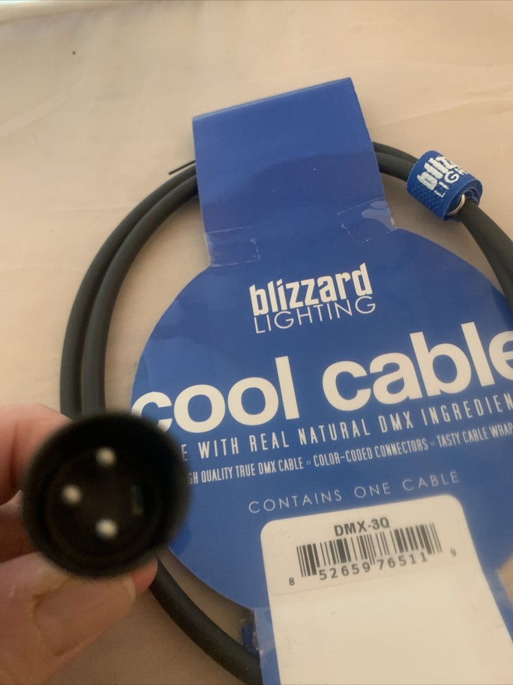 Blizzard Lighting Cool Cable Made With DMX Ingredients NEW