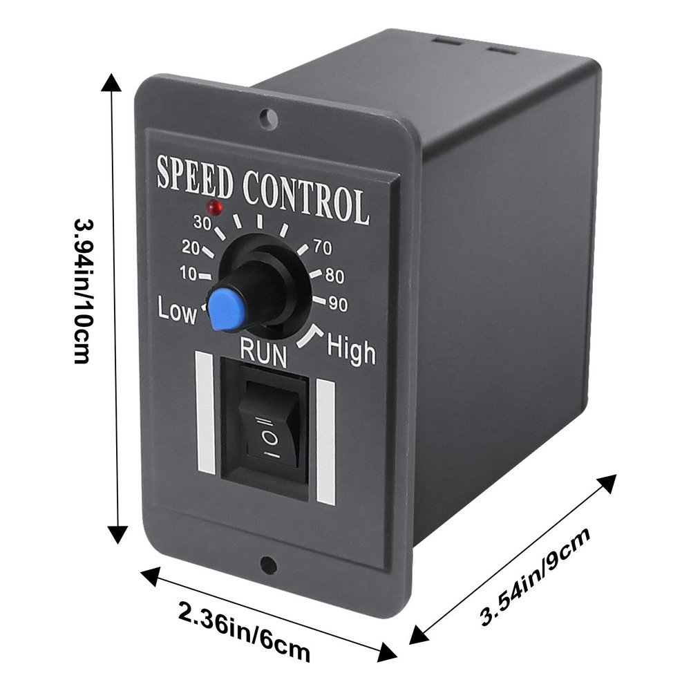 Easy Operations with Reversible Switch DC Motor Speed Controller 6A PWM 10-60V
