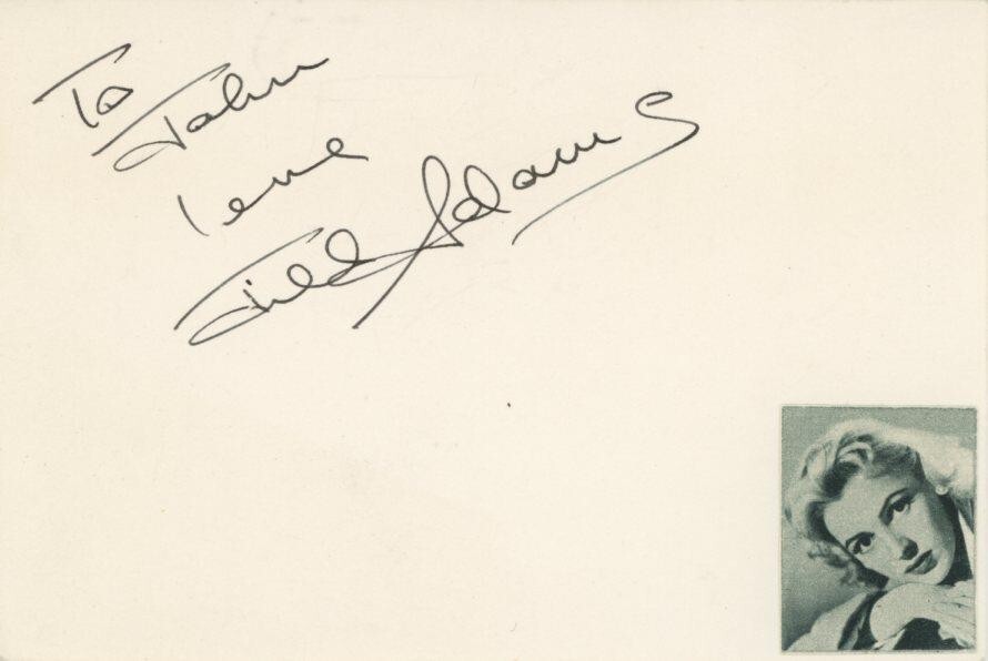 Jill Adams- Signed Card