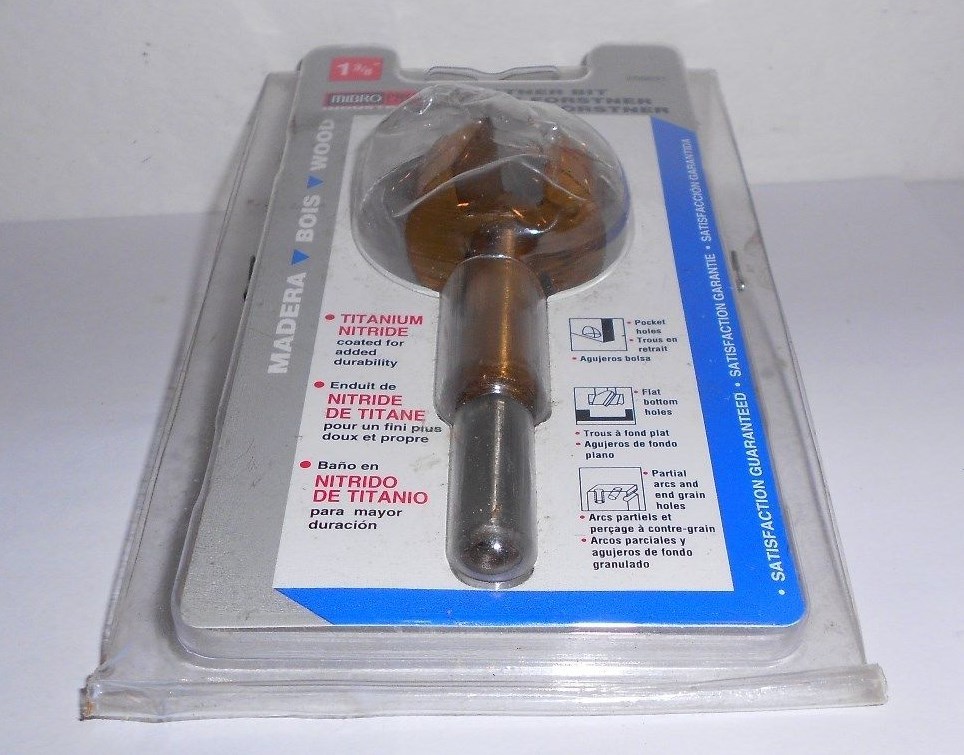1 3/8 inch Mibro Pro Titanium Forstner Bit