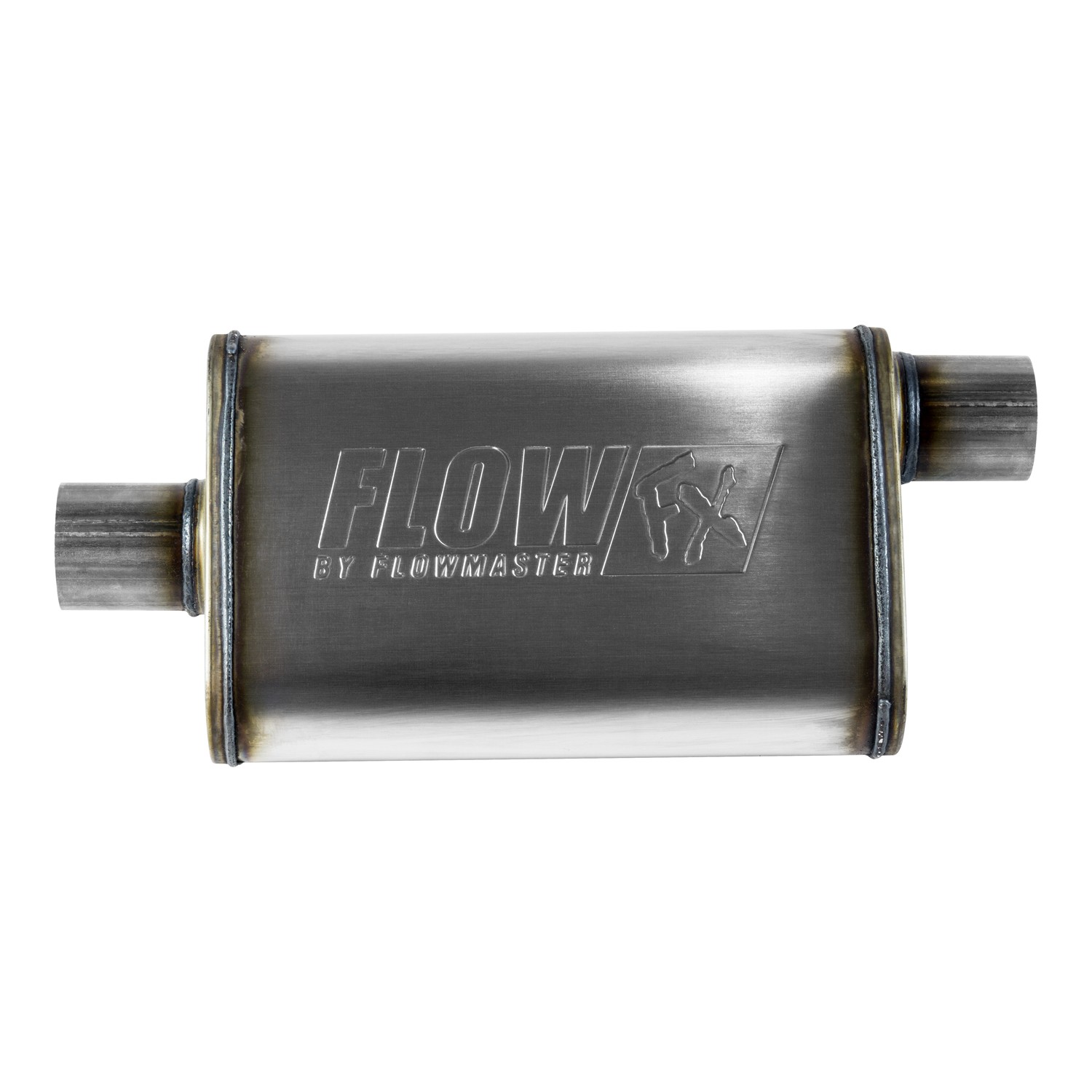 Flowmaster 71226 FlowFX Muffler 2.5" Offset In Center Out - Moderate Sound