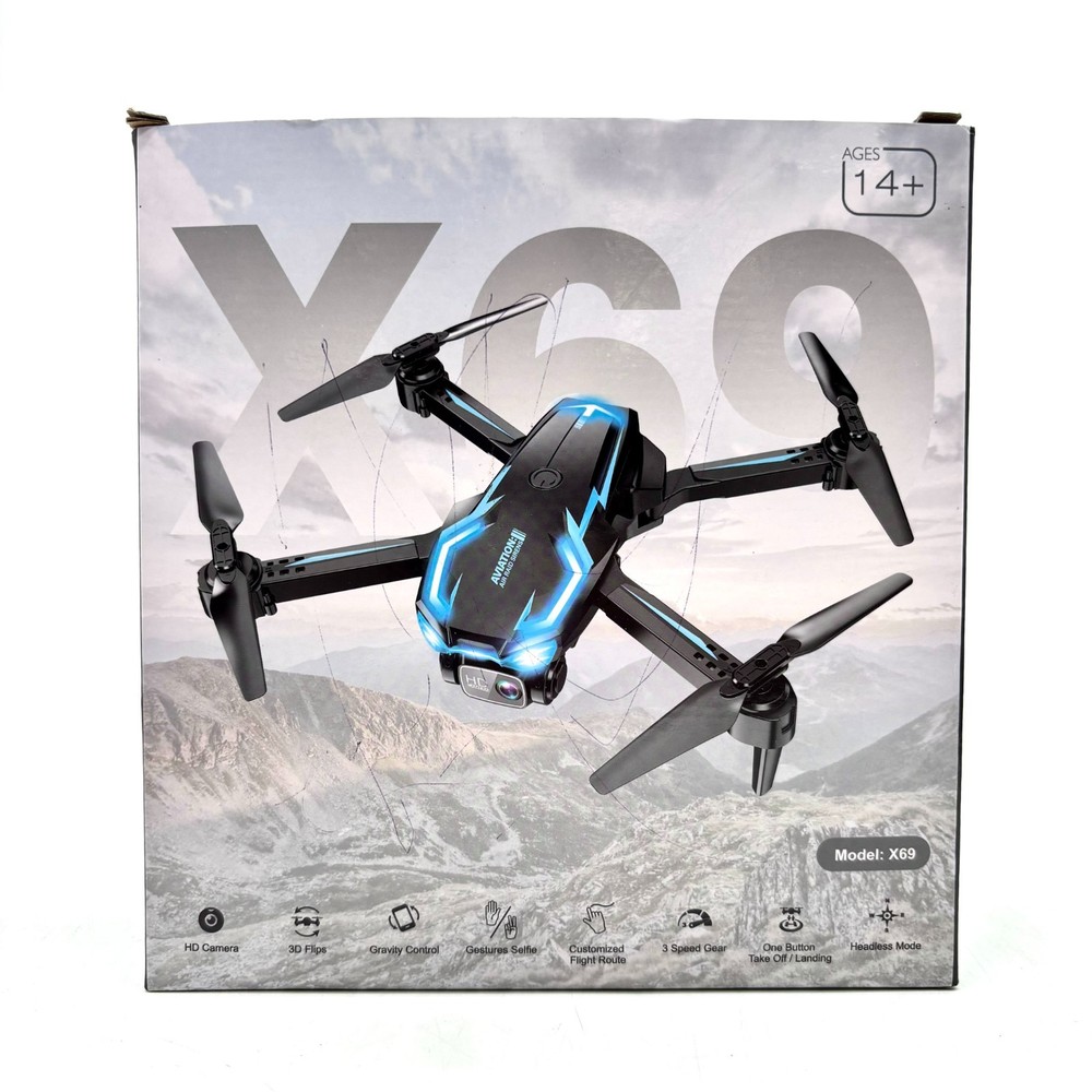 Foldable 4 Axis Drone With High Definition Camera Model X69