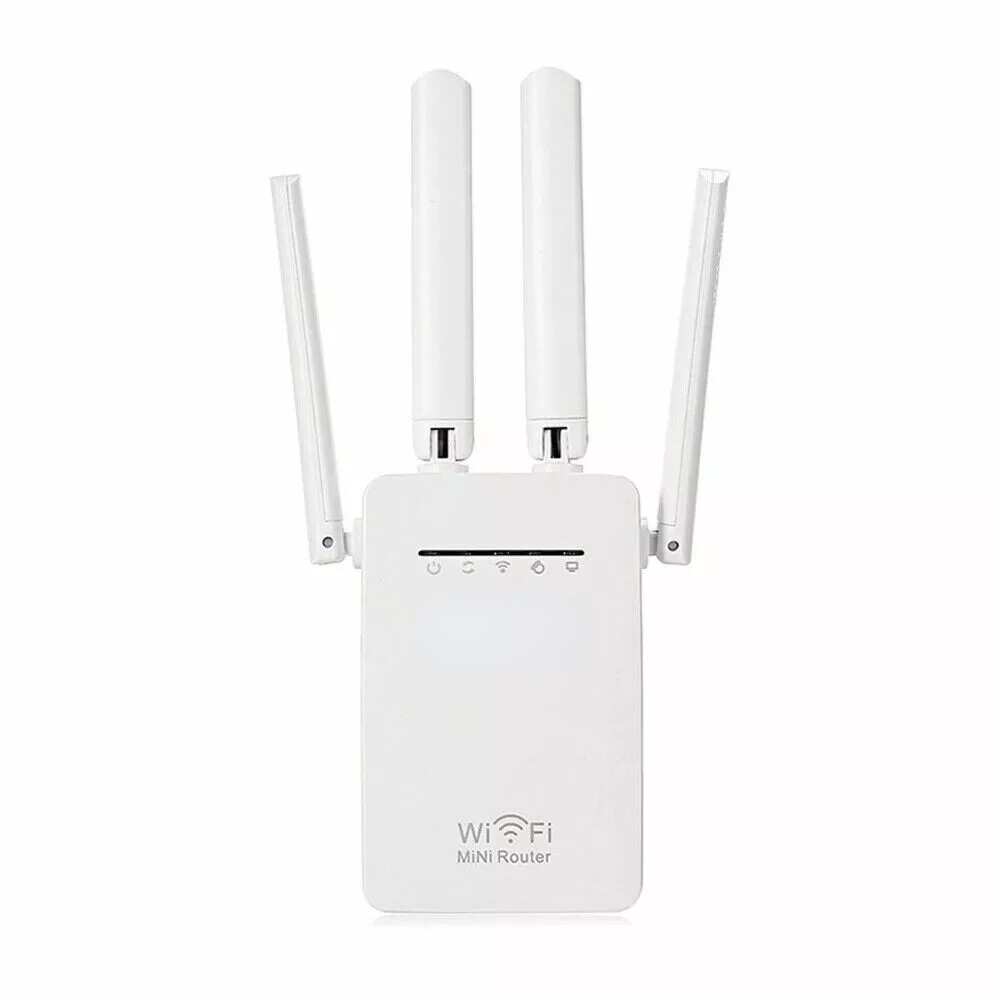 1200Mbps WiFi Range Extender Repeater Wireless Amplifier Router Signal Booster