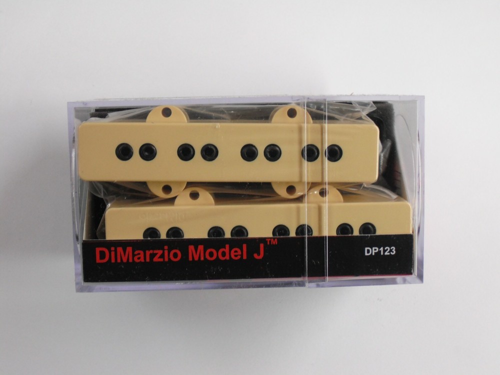DiMarzio Model J Bass Set Creme DP 123
