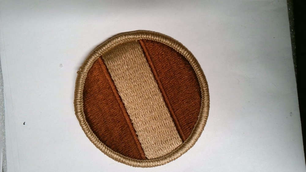 MILITARY PATCH SEW ON DESERT US ARMY FORSCOM GROUND FORCES COMMAND