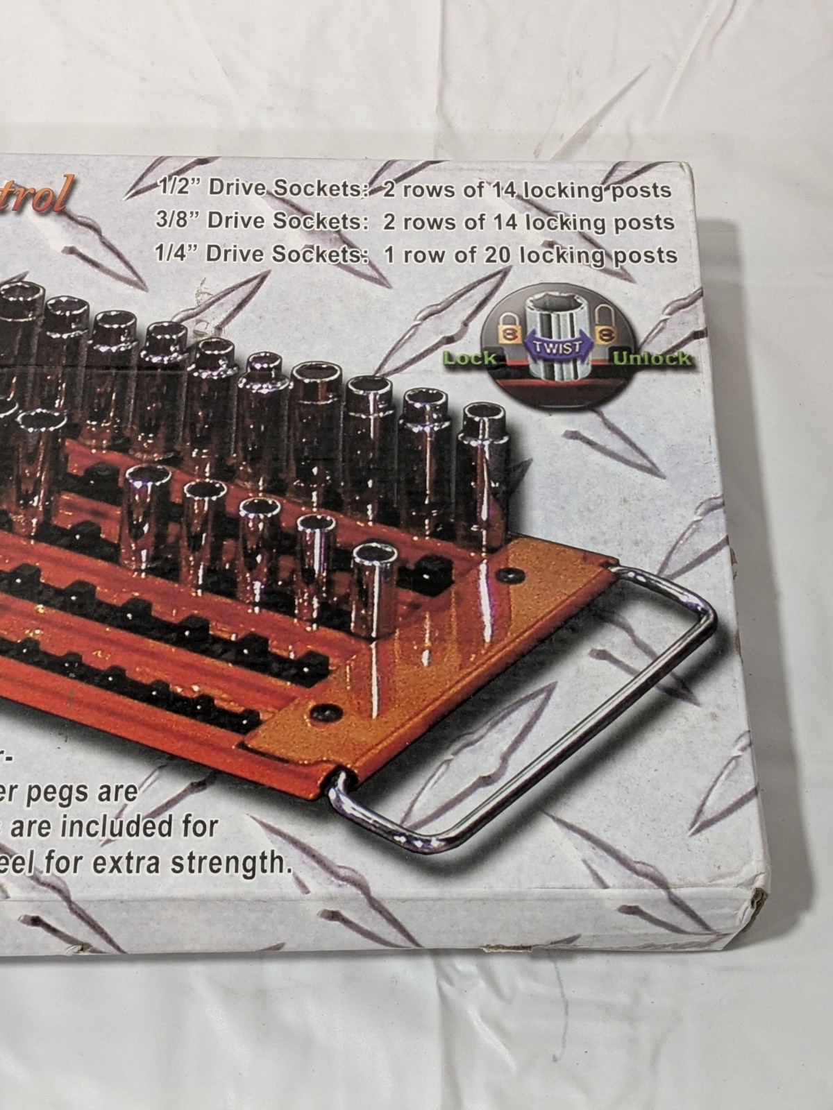 Mechanic's Time Saver 76 Pc Capacity Locking Socket Organizer Tray MTS-LASTRAY