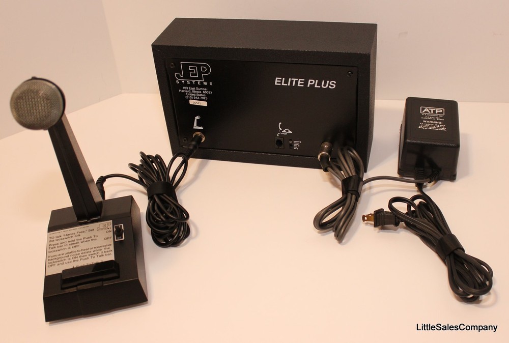 JEP Elite Plus System- Portable PA System, Powered Speaker, Microphone Bundle