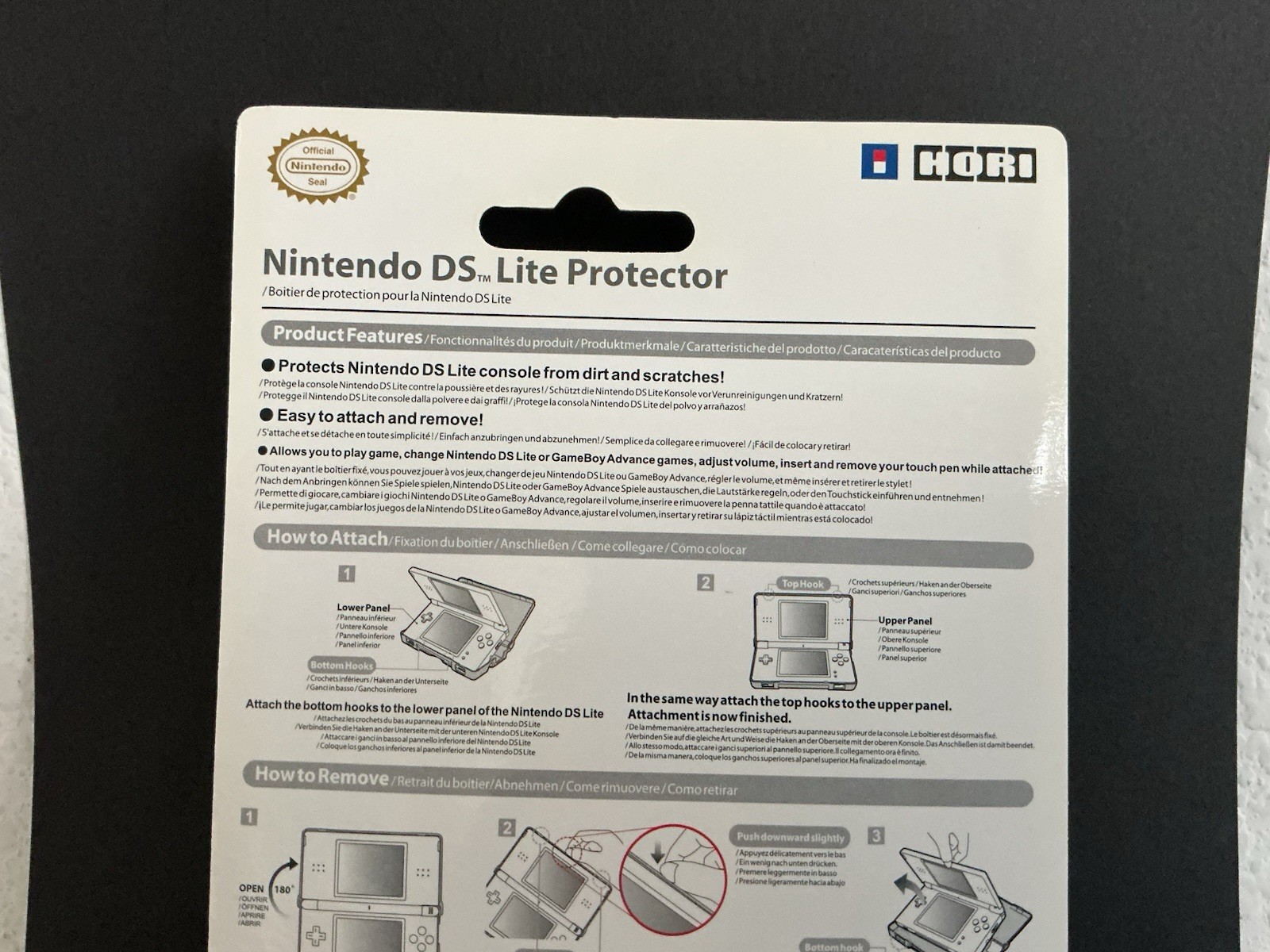 HORI Nintendo DS Lite Case Protector Super Mario Version Luigi Peach Toad