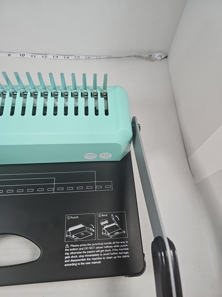Offnova, Binding Machine, 21-Hole 450 Sheets Paper Comb Punch Binder Machine