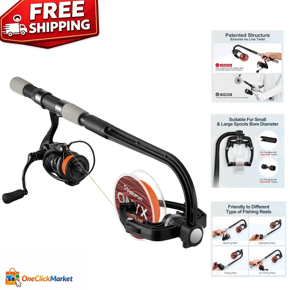 Adjustable Fishing Line Spooling Machine - Precision & Stability Guaranteed