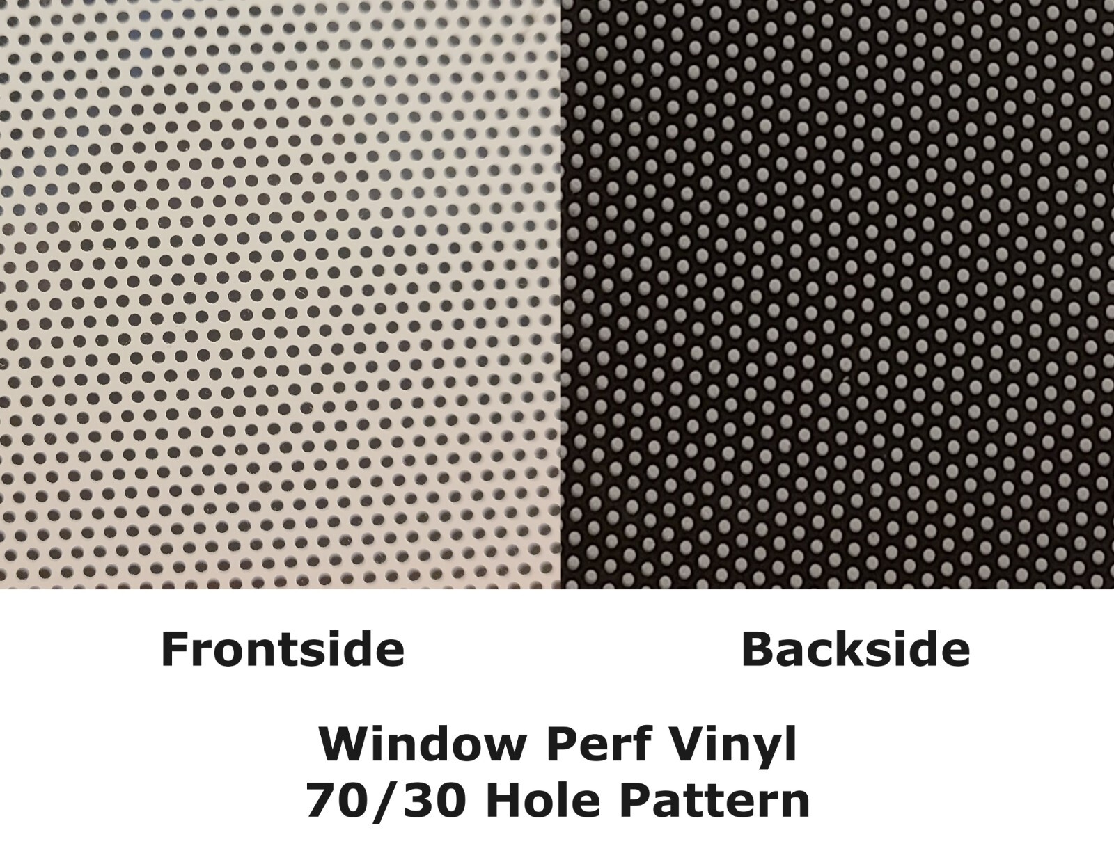 Window Perf Vinyl One-Way Vision Roll Solvent & Latex (Choose Size & Type)