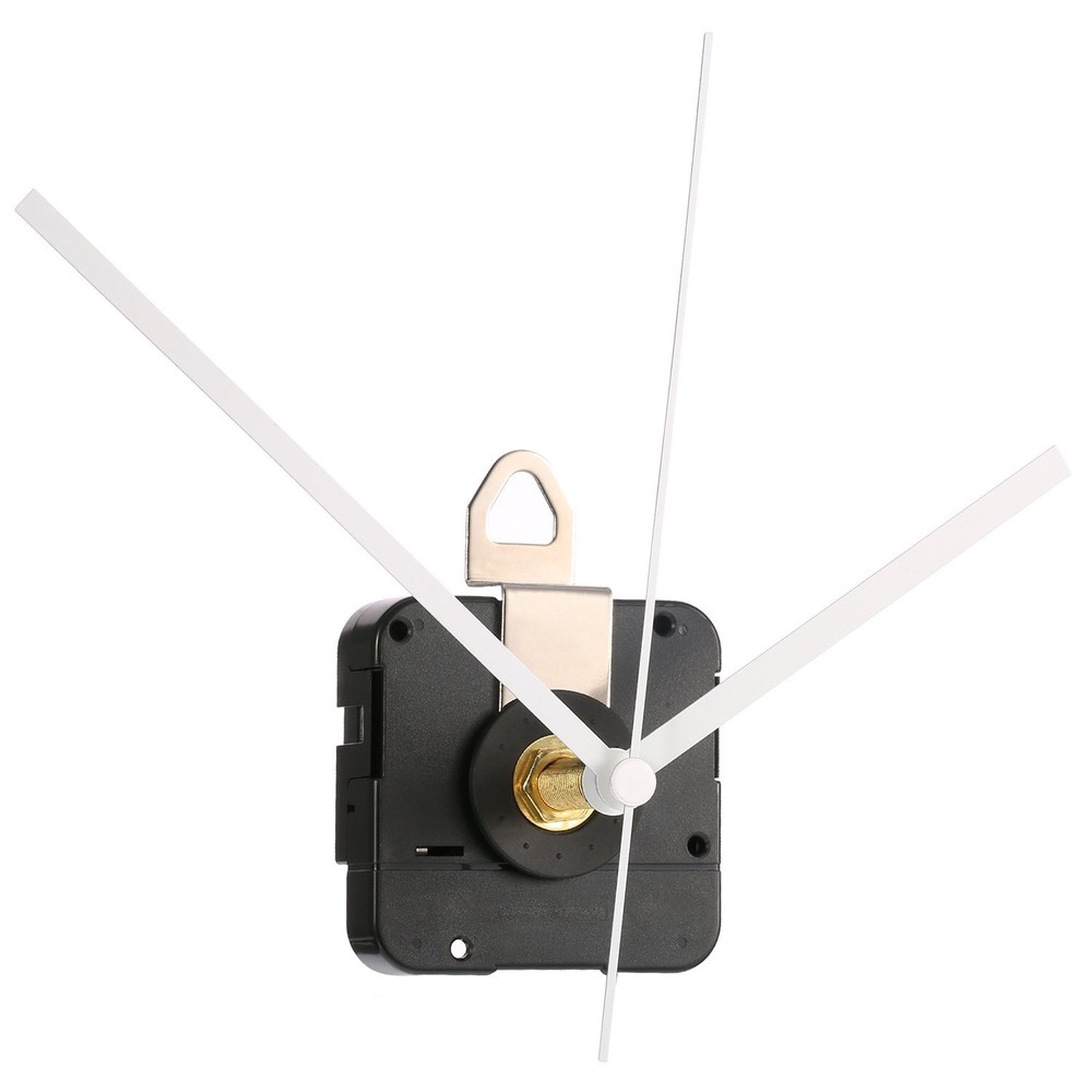 Silence Quartz Clock Movement 11/25 Inch Maximum Dial Thickness White