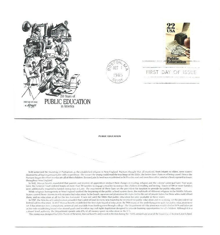 2159 Public Education Artmaster, FDC