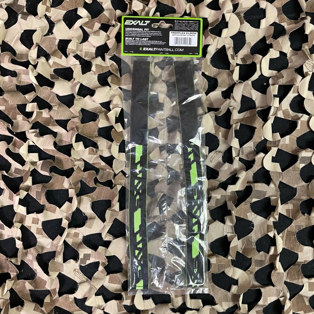 NEW Exalt Elbow FreeFlex Replacement Straps - Black/Lime
