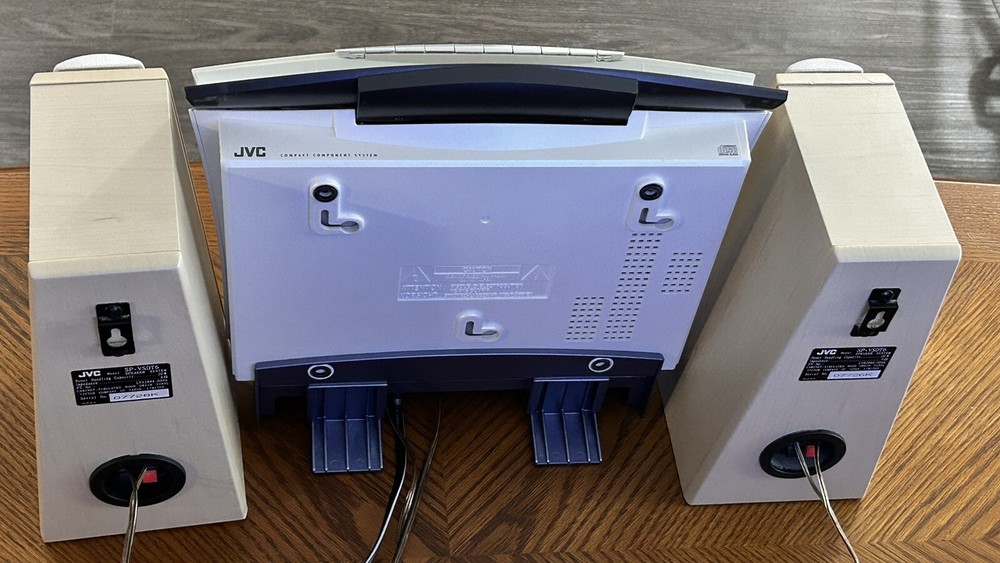 JVC VS-DT8 EXECUTIVE STEREO MINI SYSTEM Complete Working CD AM FM Clock