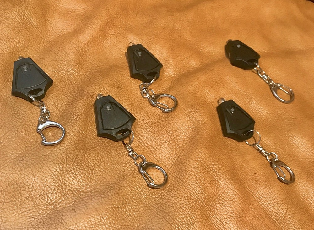 MICRO LIGHT GUY-5 Pack-MINI LED KEYCHAIN FLASHLIGHT SUPER BRIGHT PHOTON BEAM