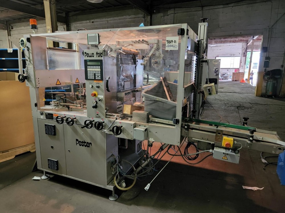 Pester Bundler Over Wrapping Machine, Model PEWO-Fold 1