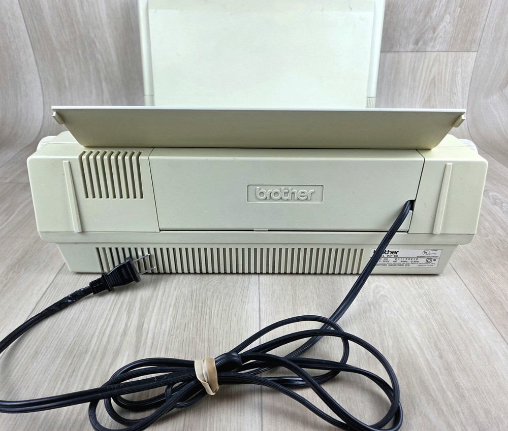 Brother WP60 Portable Word Processor Electronic Typewriter Powers On READ
