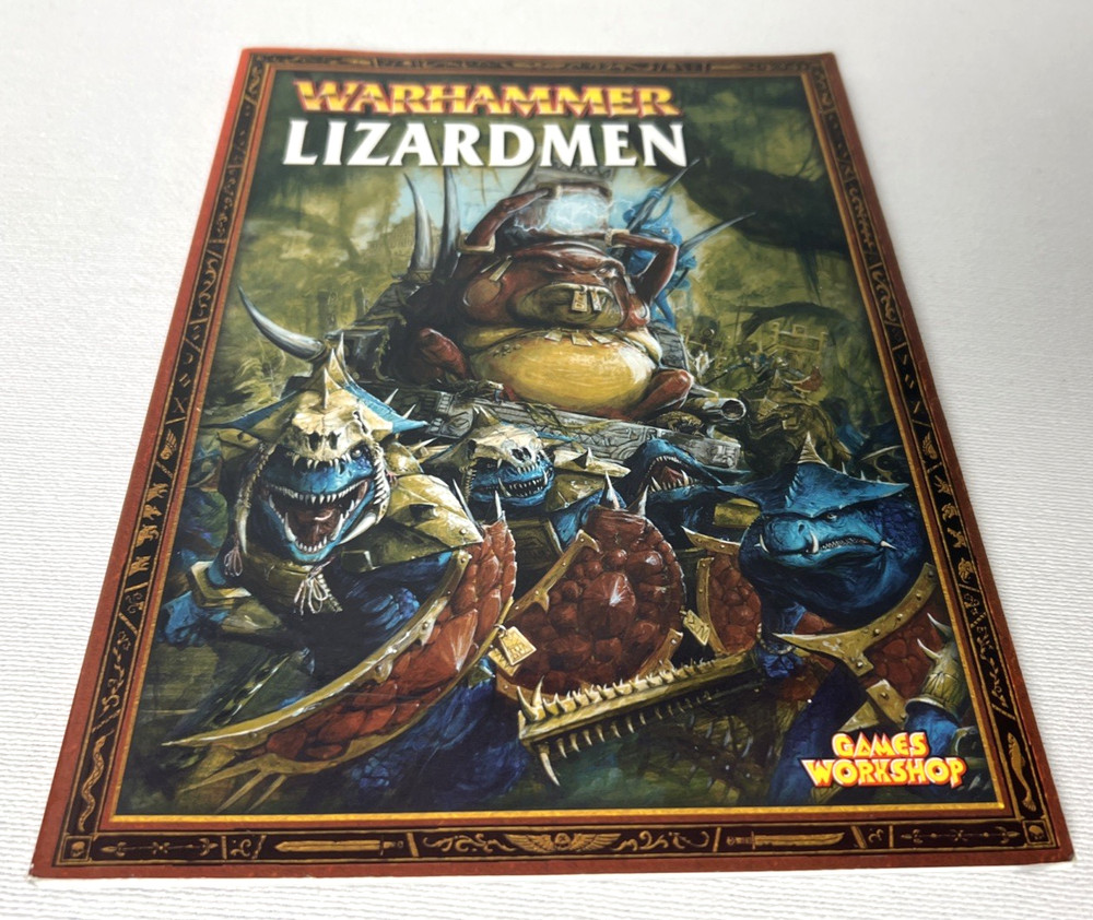 GAMES WORKSHOP: WARHAMMER LIZARDMEN, Rulebook Supplement Codex, 2003