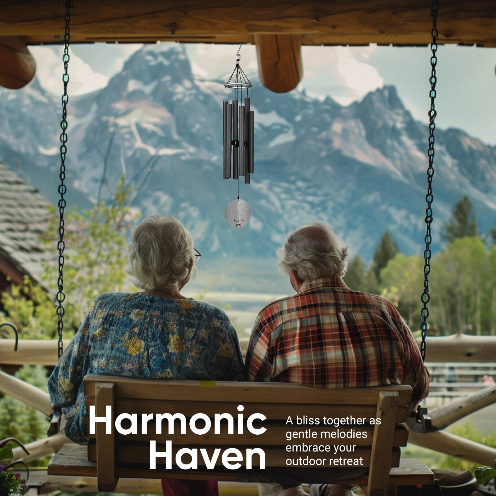 Nature's Melody Aureole Tuned Wind Chimes