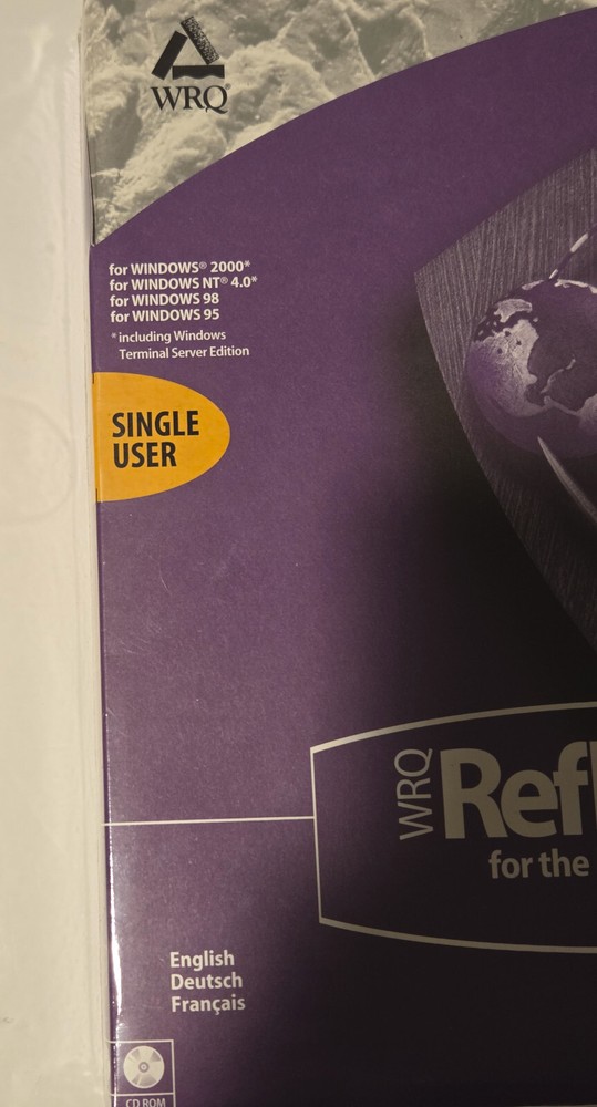 Sealed WRQ Reflection Standard for Windows NT 4.0 95 98 Single User Software Set