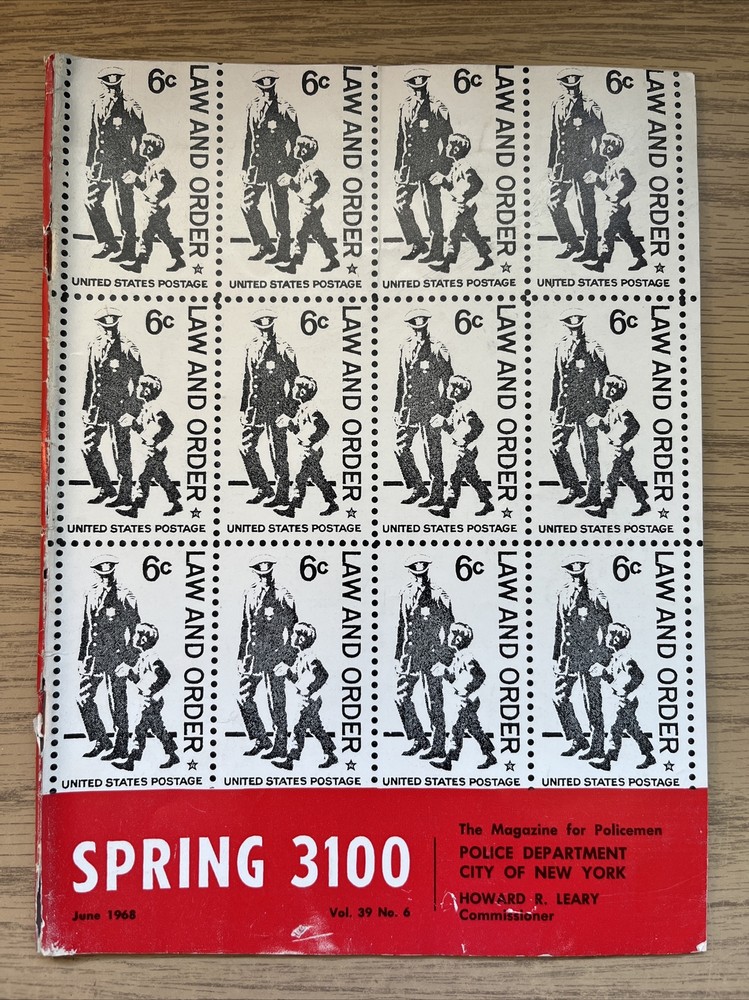 SPRING 3100 NYPD MAGAZINE JUNE 1968