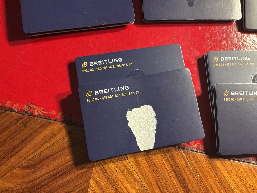 Breitling Quick Start Guide Booklet Manual, For Different Watch Models Available