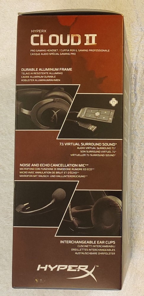 HyperX Cloud II Pro Gaming Headset (BOX & MANUAL ONLY)