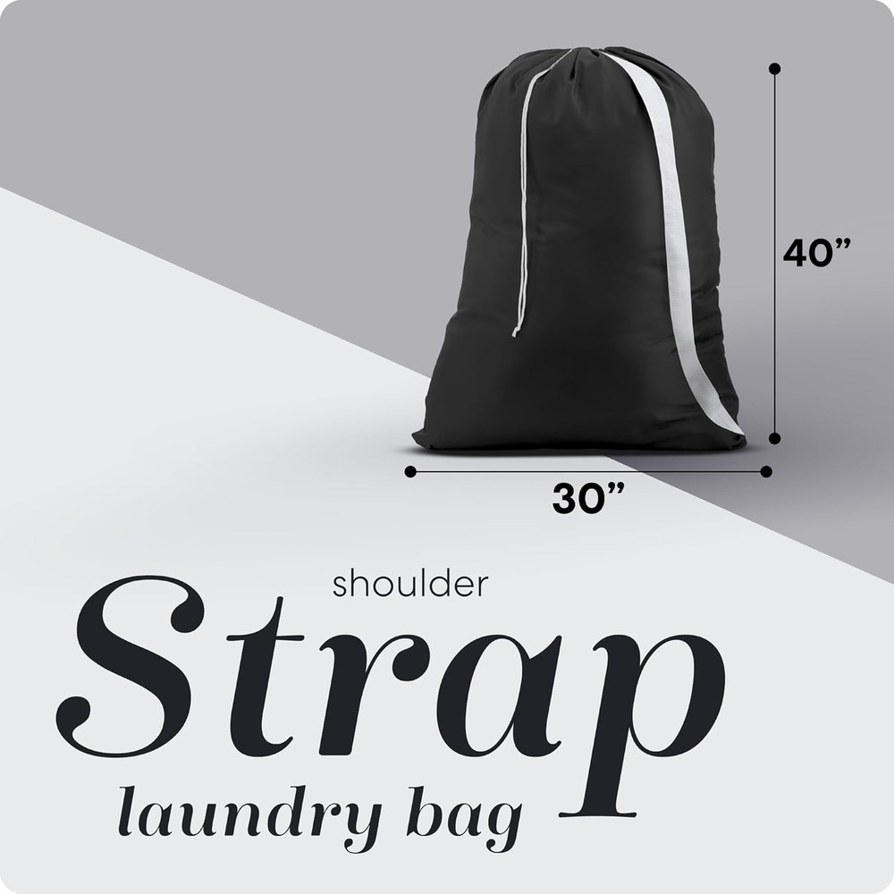 Bag Shoulder Strap Extra Large - Drawstring Locking Closure, Durable Material, H