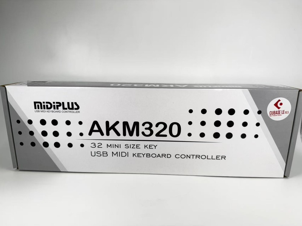 Midiplus AKM320 USB MIDI Keyboard Controller 32 Key Mini Keyboard Black NEW