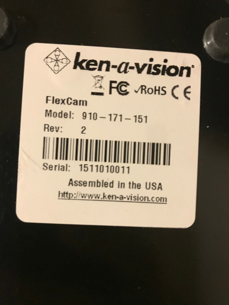 Ken-A-Vision Flexcam 910-171-151 rev 2