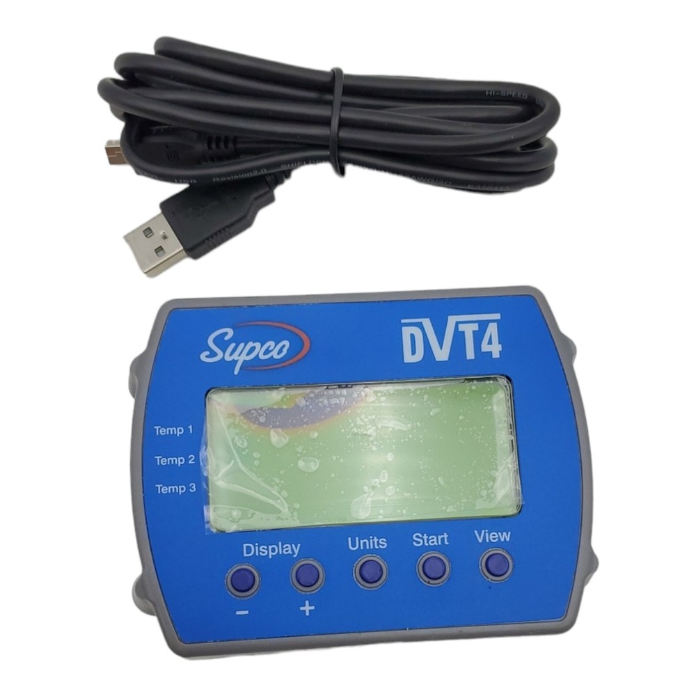 Supco DVT4 DataView 4-Channel Temperature Data Logger *READ* PARTS *