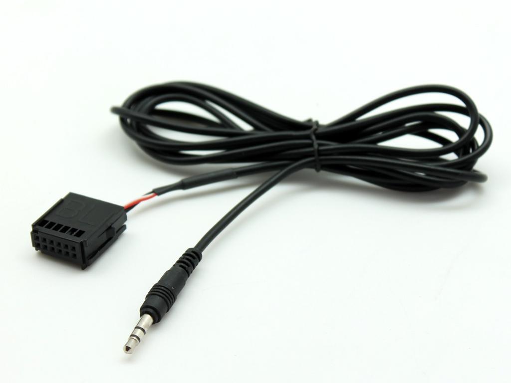 AUX IN INPUT ADAPTER INTERFACE CABLE LEAD CAR RADIO MP3 3.5MM JACK FOR FORD