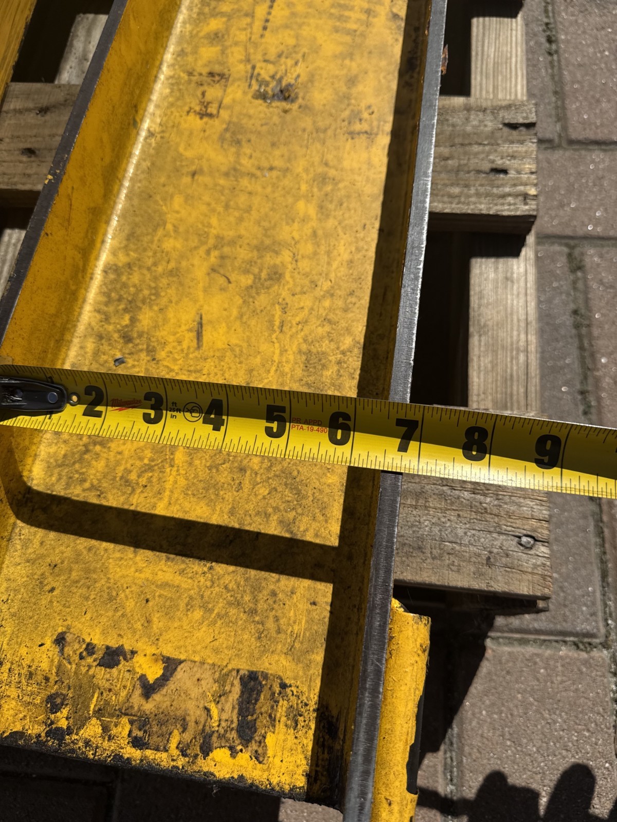 VESTIL FE-6-66 FORK EXTENSIONS YELLOW